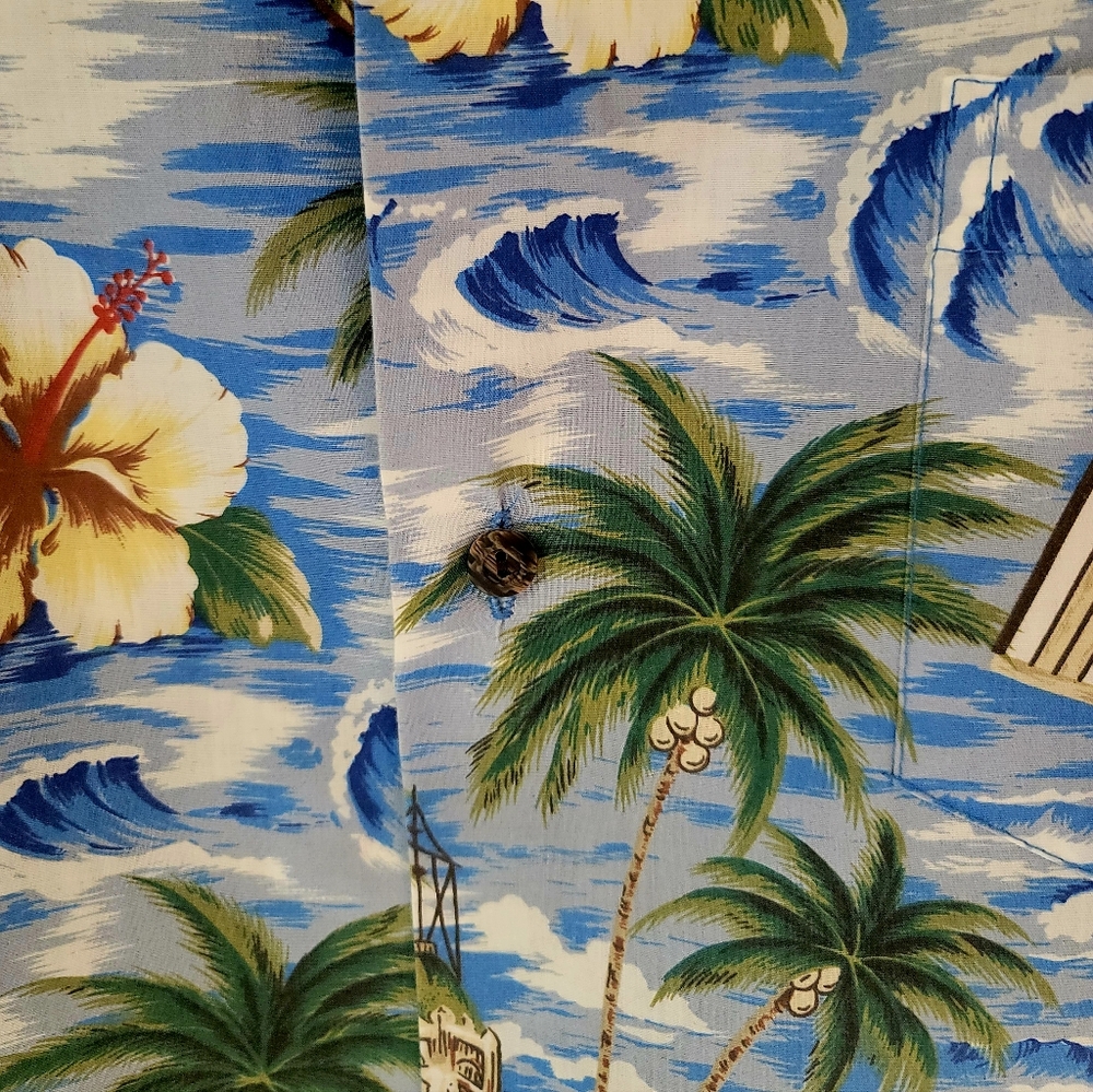 Royal Creations Vintage Hawaiian  Men's Shirt, Floral, Size L - Picture 5 of 9
